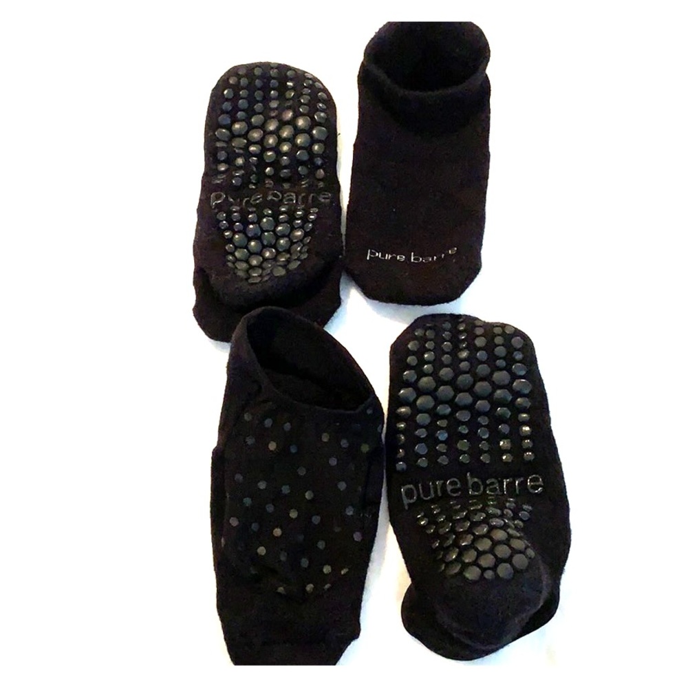 Pure Barre sticky socks (2 pairs)